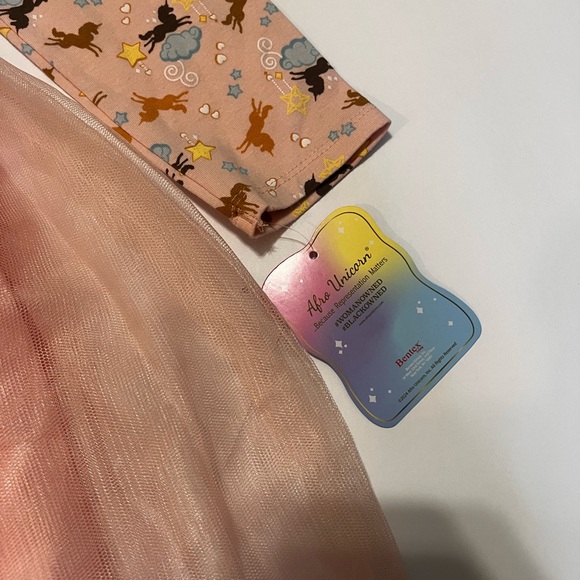 NWT Afro Unicorn Pink Tulle dress, 5T - Picture 7 of 7